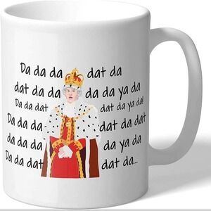 King George‎ Chorus Funny Hamilton Musical Play Coffee Mug Da Da Da Lyrics Groff